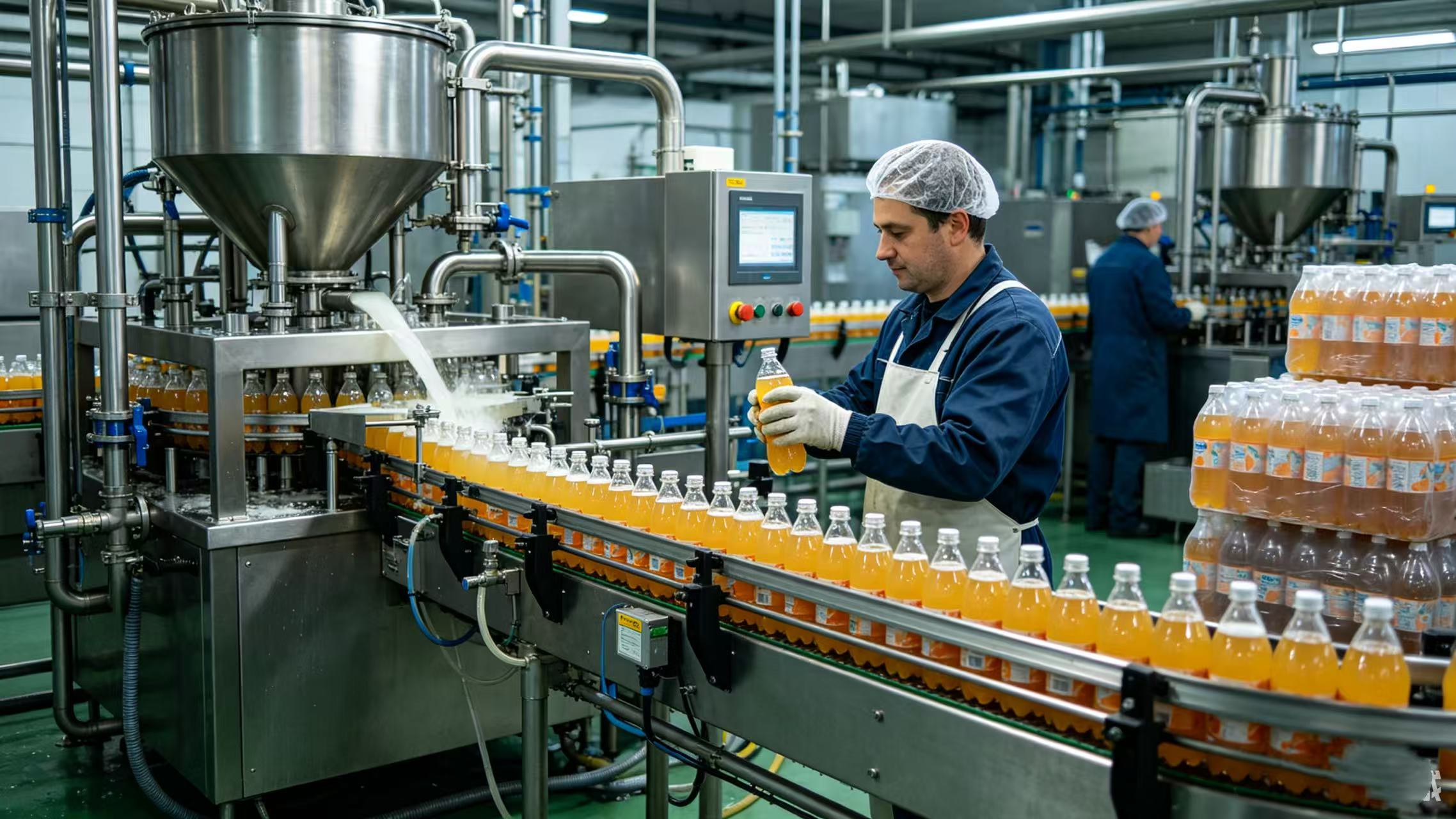 Primjena, prednosti i standardi vijčanih zračnih kompresora u industriji hrane i pića.